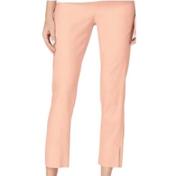 J. Jill Pull-On Pants Women’s sz.‎ SMALL Peach Linen Blend Stretch